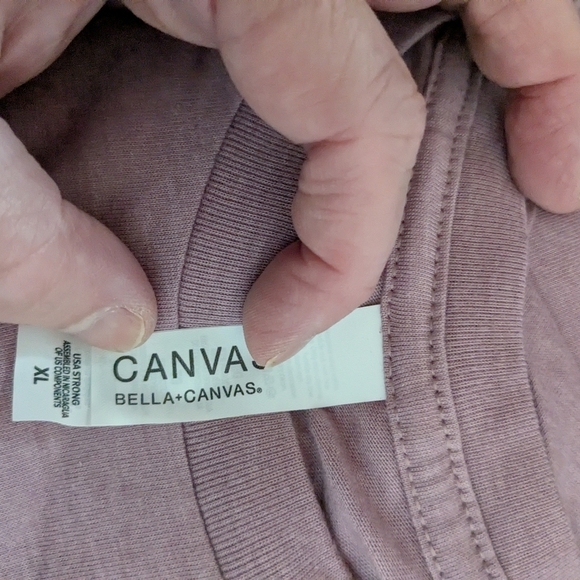Bella Canvas Dusty Rose T-Shirt Poof I Lost Interest XL NWOT - Picture 4 of 6